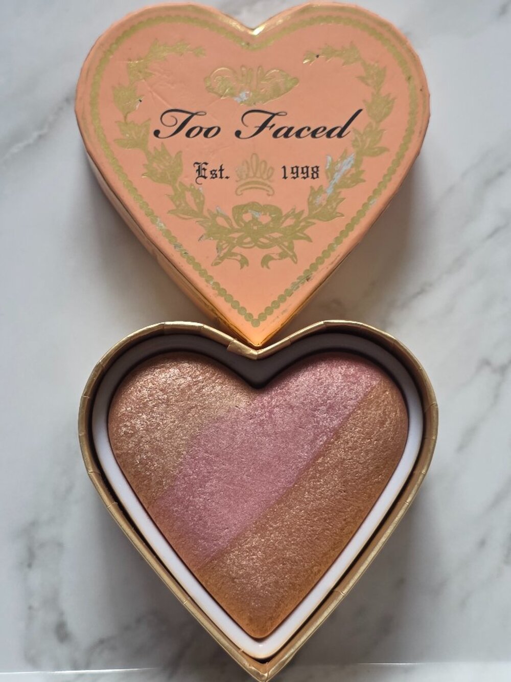 Too Faced PEACH BEACH Sweethearts Perfect Flush Blush